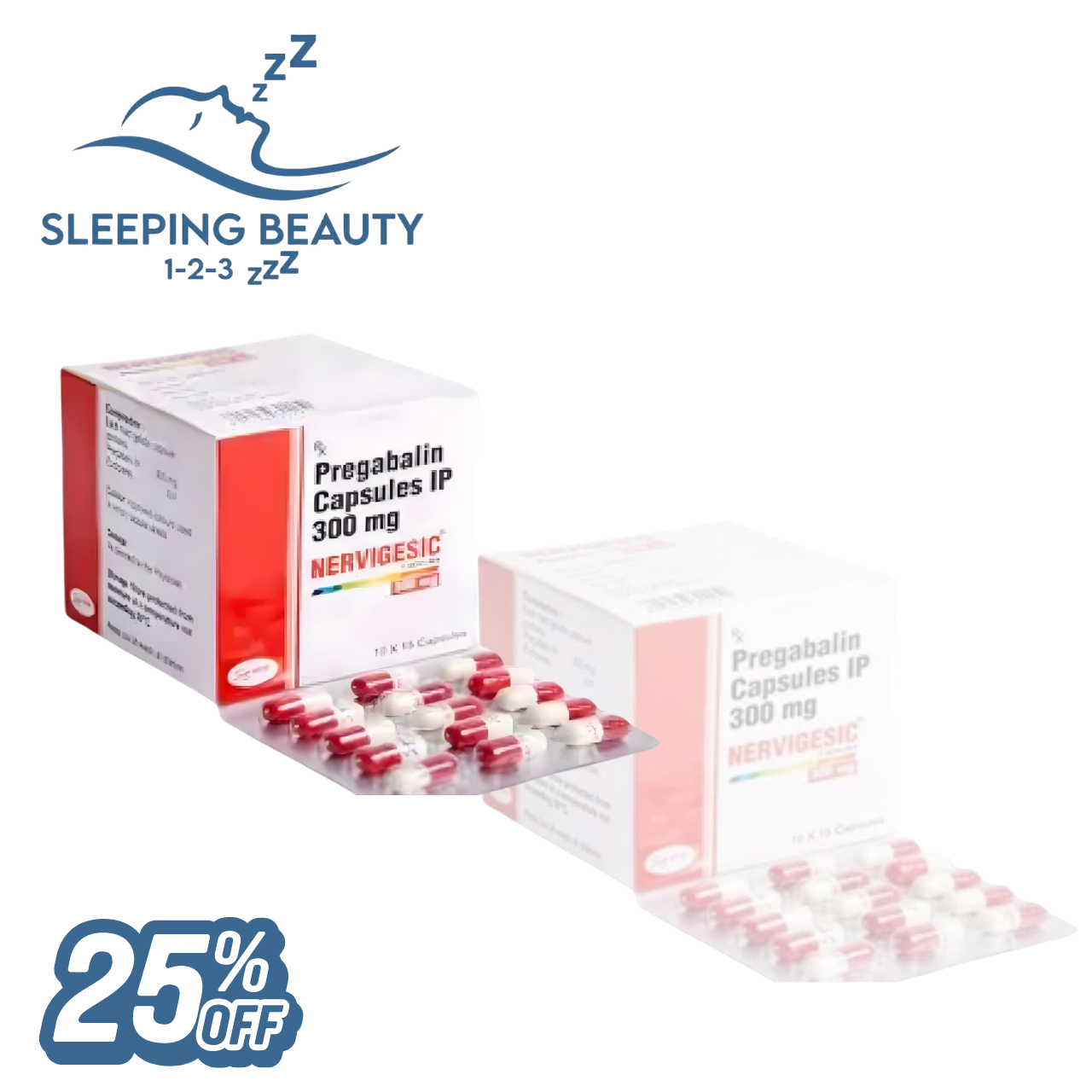 30 tablets of Pregabalin Capsules IP 300 mg