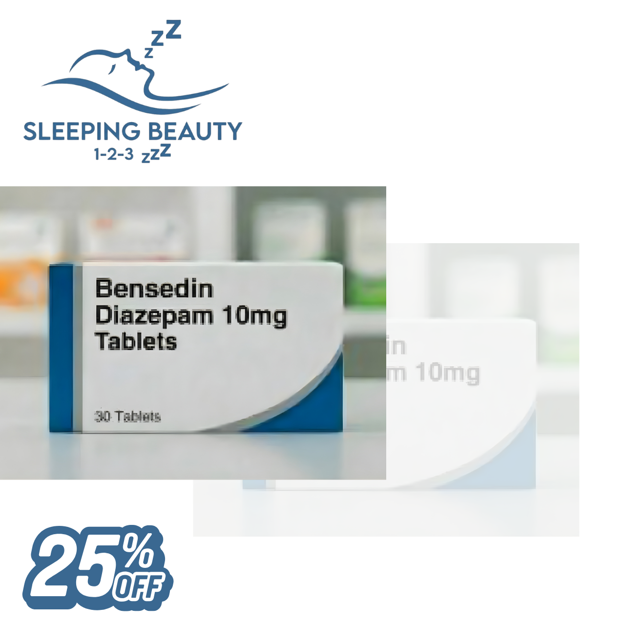 30 Tablets of Bensedin Diazepam 10mg