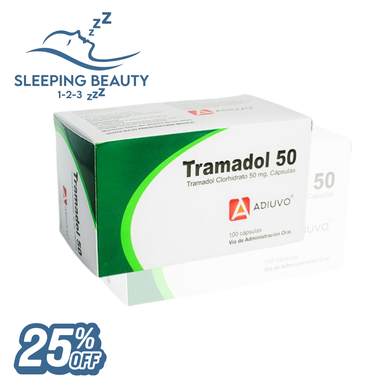 25 Tablets of Tramadol 50mg
