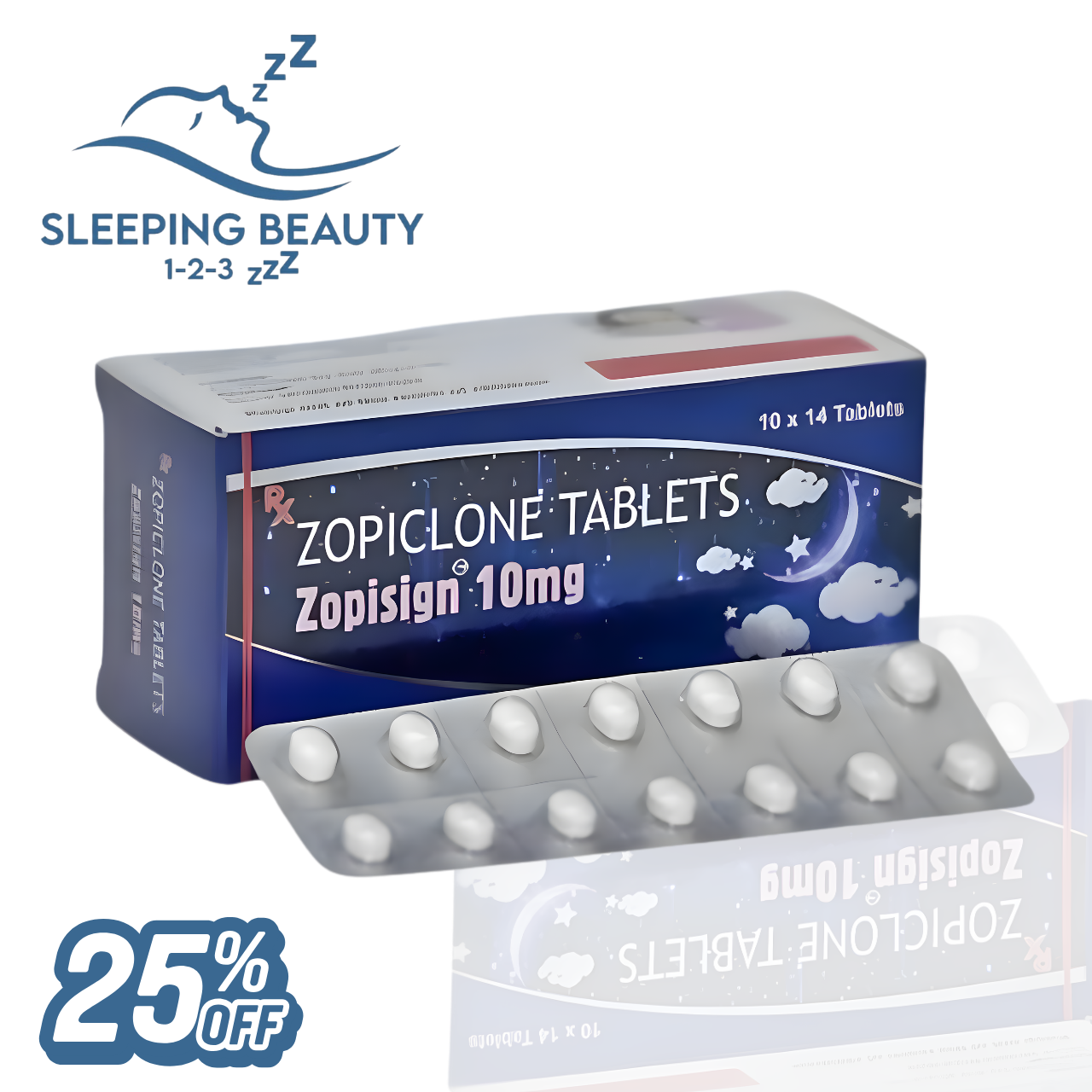 28 Tablets of Zopiclone 10mg